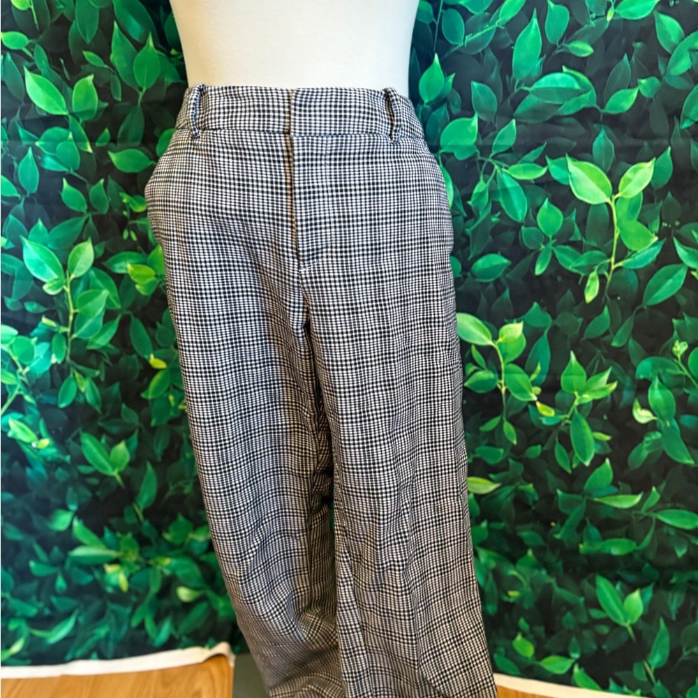 Black and White Checkered Pants